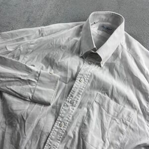 Ben Silver Charleston Mens White Button Down Shirt 16.5-33 Made in Canada